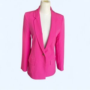 The Drop Blake long blazer hot pink brand new with tags size xxs